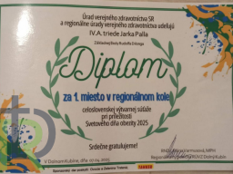 POHYB PLNÝ RADOSTI- trieda 4. A